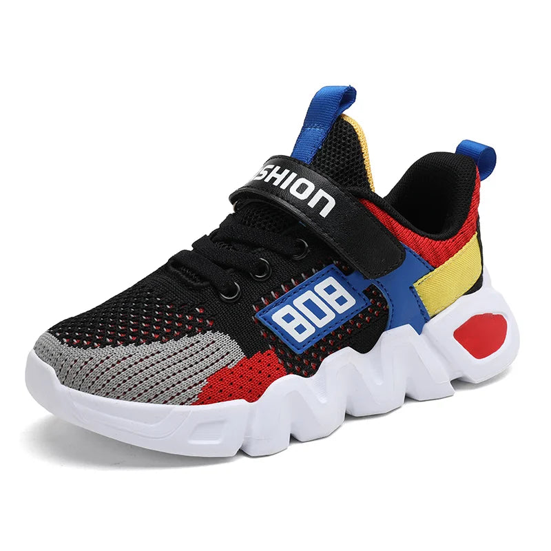 2023 Kids Shoes Outdoor Sneakers Boys Breathable Walking Shoes Casual Children Sport Shoes Mesh Lightweight Shoes for Girls