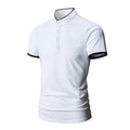 New Men's Business Casual POLO Short Sleeved Smooth and Wrinkle Resistant Comfortable Top