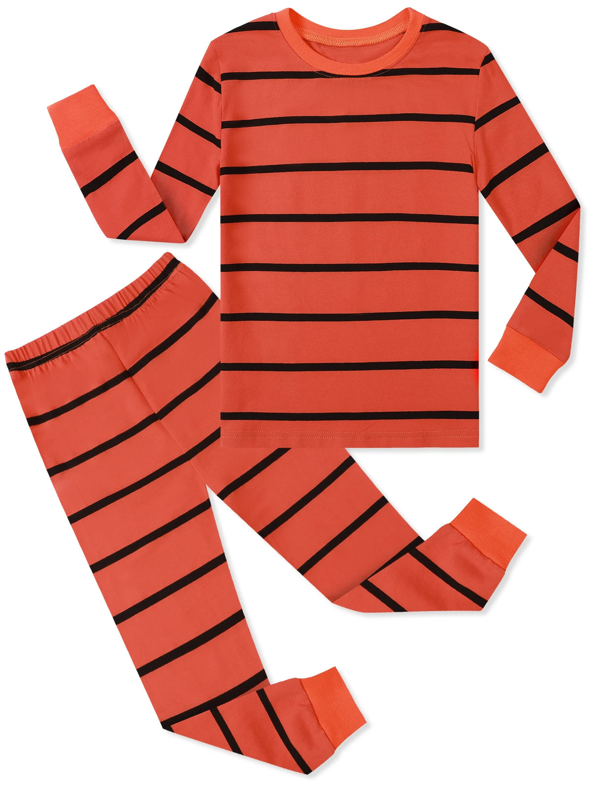 Kids Pajamas Boys Pyjamas Set Toddler Rainbow Stripe Pijamas Children Halloween Carnival Sleepwear Party Gift Pjs