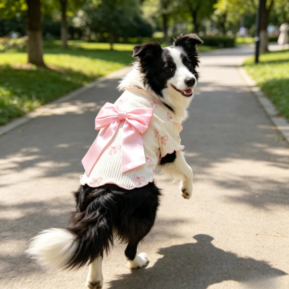 1PC Dog T-shirt, pet vest, comfortable to wear in summer, elastic and soft, suitable for small dogs and cats, pet clothing