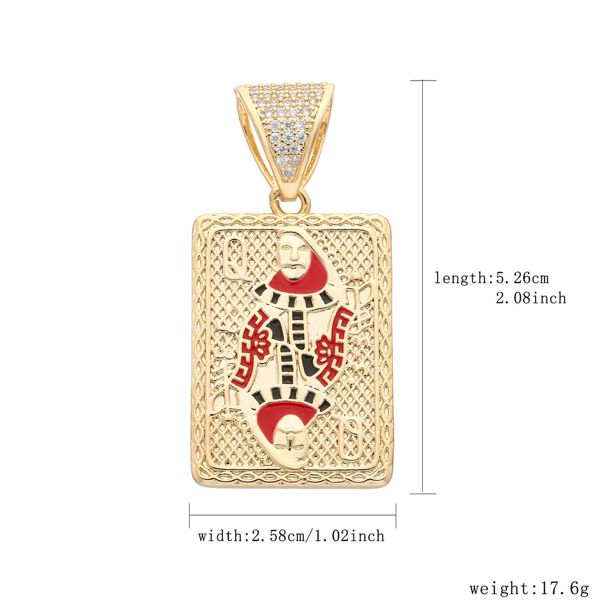 A charming hip-hop punk style jewelry set for men, made of 14K brass and zircon stones, perfect for a birthday or New Year's gif