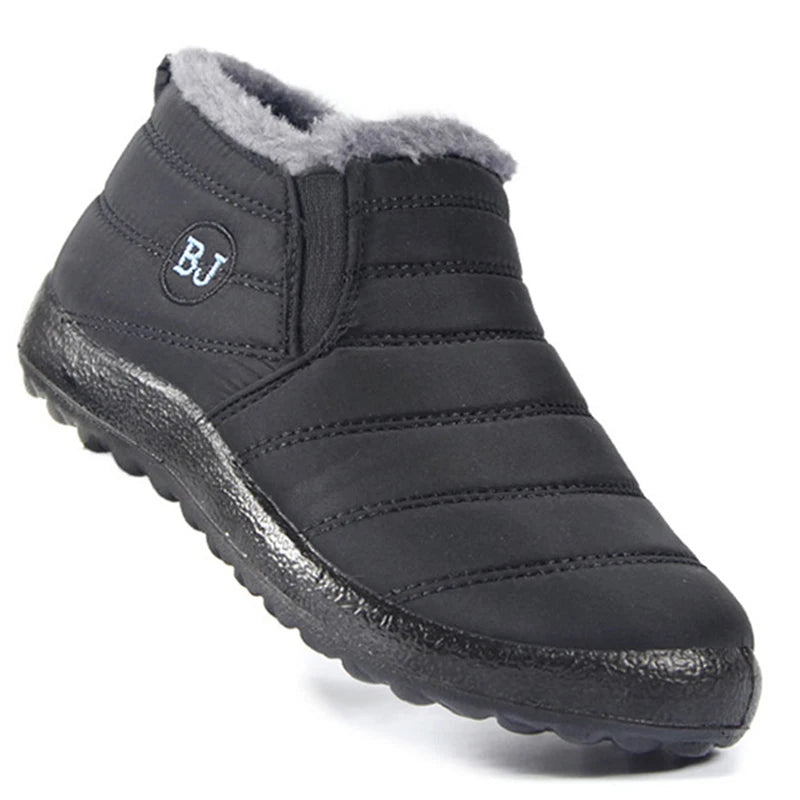 Men Boots 2025 Winter Shoes For Men Waterproof Snow Boots Winter Botas Hombre Warm Fur Ankle Boots Mens Botines