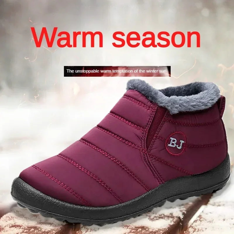 2005 New Boots Men's Snow Outdoor Men's Shoes Warm Winter Boots Mountaineering Ankle Boots Waterproof Men's Shoes Work Shoes