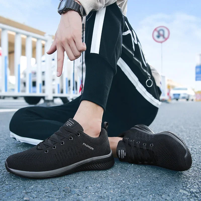 Men Sneakers Lightweight Running Sport Shoes Walking Casual Breathable Shoe Non-Slip Comfortable Big Size 35-47 Chaussure Homme
