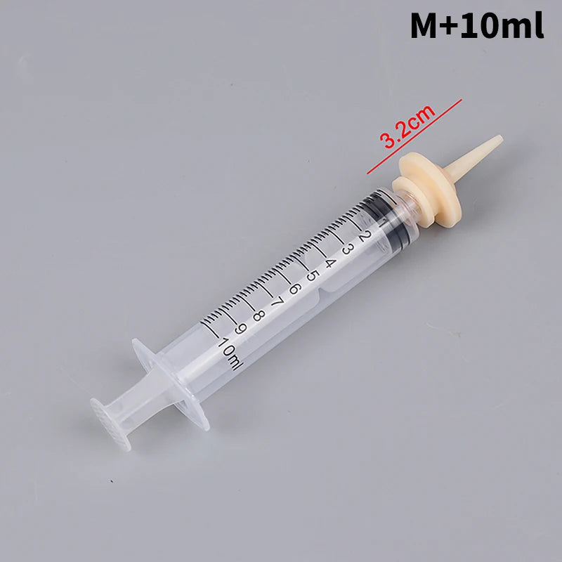 Pet Feeding Nipple For Puppy Dog Cat Hamster Feeding Pacifier Medicine Feeding Oral Syringe With Silicone Nipple Feeder