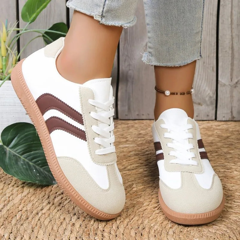 Women's Flat Versatile Sports Shoes Breathable Soft Bottom Rubber Outsole Round Toe Mesh Lining Spring Summer Autumn Seasonal.