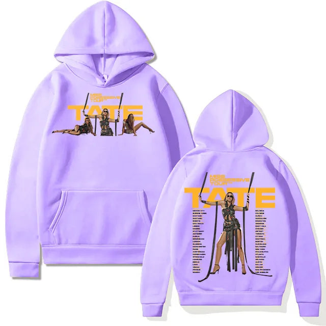 Tate McRae Miss Possessive Tour 2025 Hoodie Men Women Clothes Fashion New Sweatshirts Oversized Pullover Trendy Y2K Casual Hoody