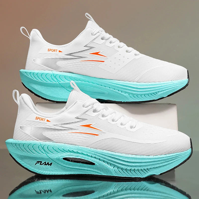 Marathon Running Shoes Men Casual Carbon Board Sports Breathable Lightweight Women's Comfortable Athletic Antiship Sneakers New
