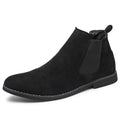 Fashion Yellow Chelsea Boots Men Pointed Comfortable Dress Boots Men Slip On Cheap Men's Suede Shoes Zapatos Hombre Casual