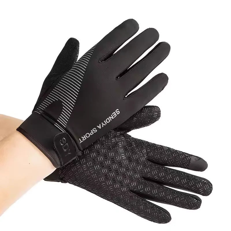 Men Cycling Gloves Full Finger Touch Screen Motorcycle Bicycle Mtb Bike Gloves Gym Training Gloves Outdoor Fishing Hand Guantes