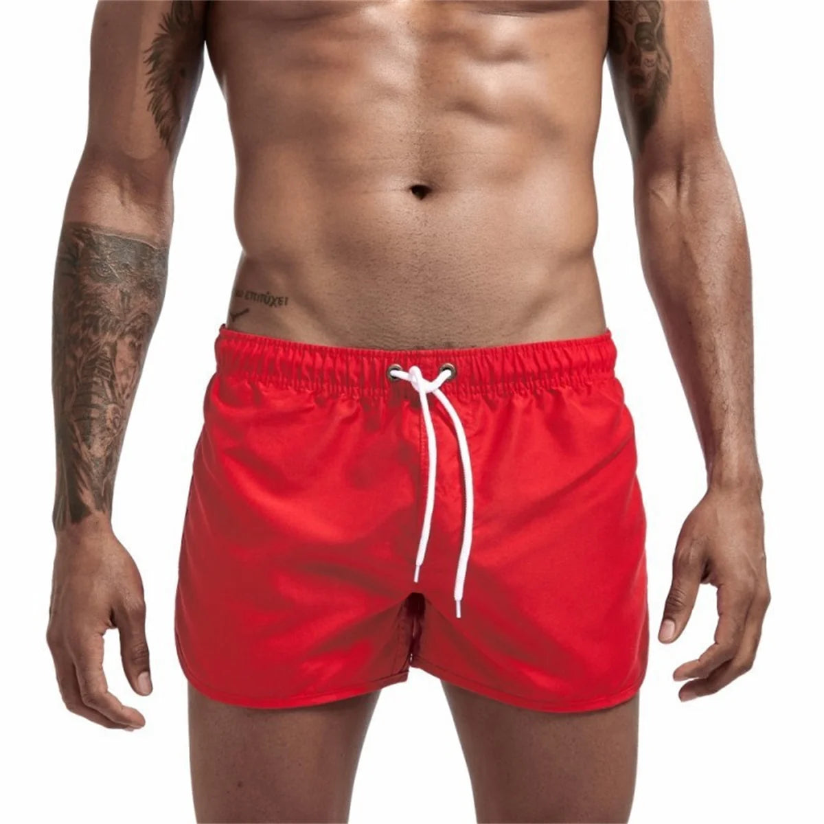 Shorts For Mens 2025 Summer Men's Swimwear Shorts Brand Beachwear Sexy Swim Trunks Men Swimsuits Low Waist Breathable Beach Wear