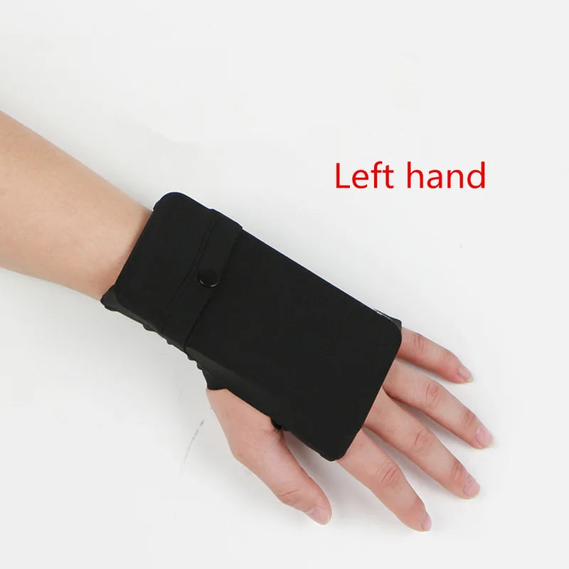 Sports Wrist Bag Multifunctional Running Bags Portable Cycling Pocket Wrist Band Wallet Safe Storage Wallets for Outdoor Hiking