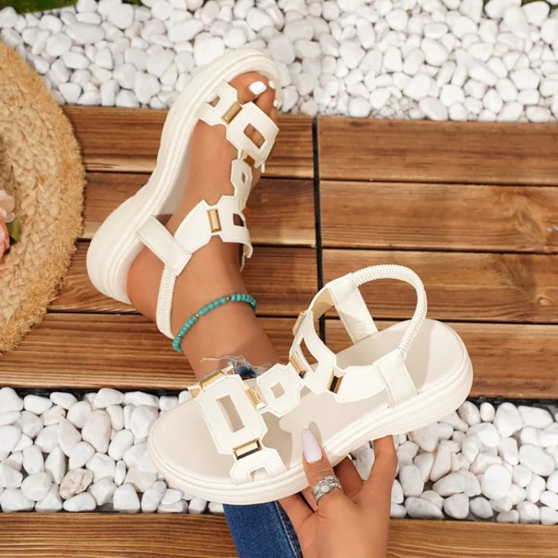 Women Sandals Summer Shoes Platform Gladiator Thick Sole Sports Casual Beach Walking Ladies Fashion Lightweight Outdoor New 2026