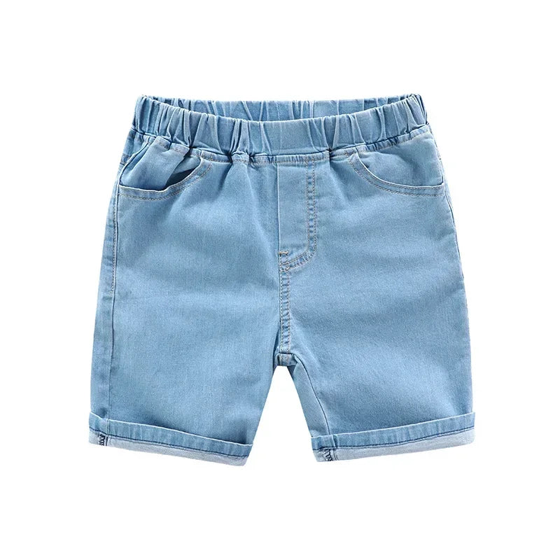 1PCS Boys Shorts Kids Denim Pants Casual Jeans Children Clothing Teenagers Short Trousers Kids Infant for Children's Gifts