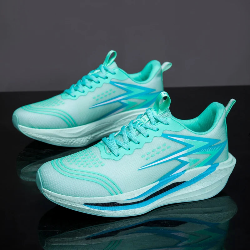 Sports Running Shoes Men Casual Marathon Carbon Board Shock-Absorbing Lightweight Women's Comfortable Athletic Walking Sneakers
