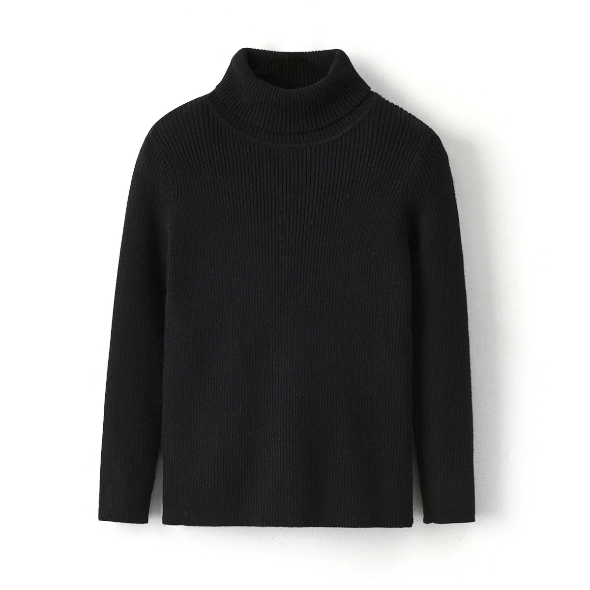 Kids Sweaters Children Autumn Winter Knitted Clothes Boys Girls Wool Knit Stand Collar Pullover Casual Clothing