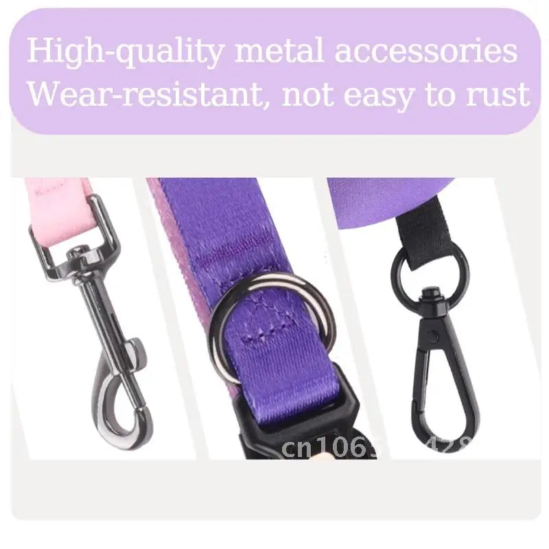 Pet Dog Harness and Leash Set Adjustable Collar Dog Harness Vest for Small Dogs Puppy Pet Lead Cats Walking Kitten Mesh Leash