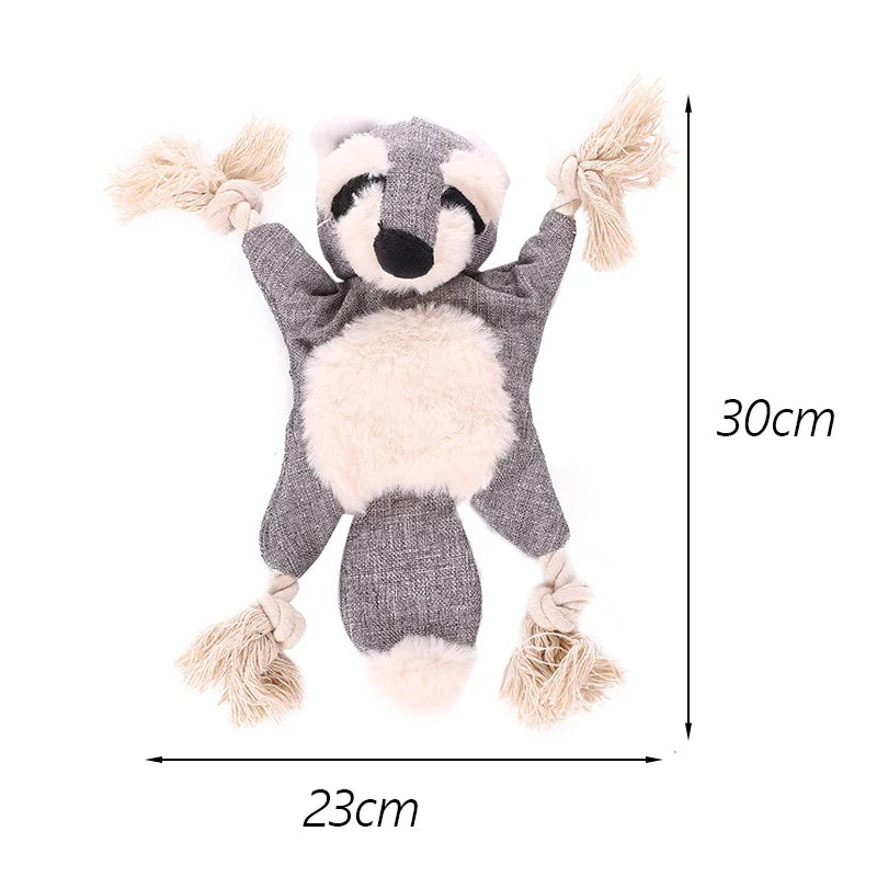 No Stuffed Squeaky Pet Toys for Small Medium Dogs Animals Shape with Knot Puppy Dog Chew Toy Chihuahua Pug Juguetes Para Perro