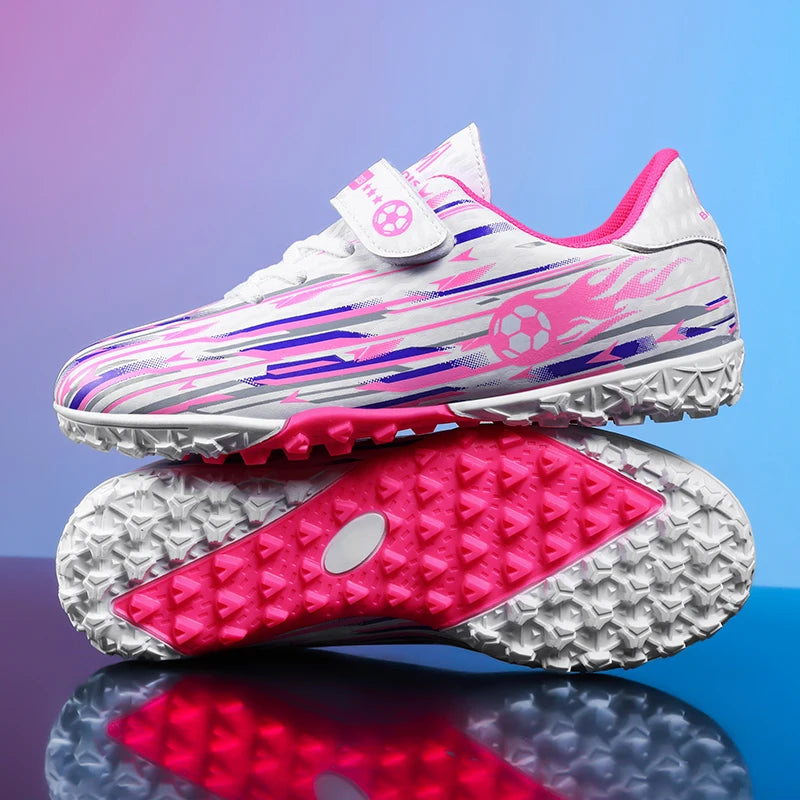 New Kids Professional Soccer Shoes TF Indoor Men Football Field Boots Original Football Shoes Society Cleats Grass Training Fast