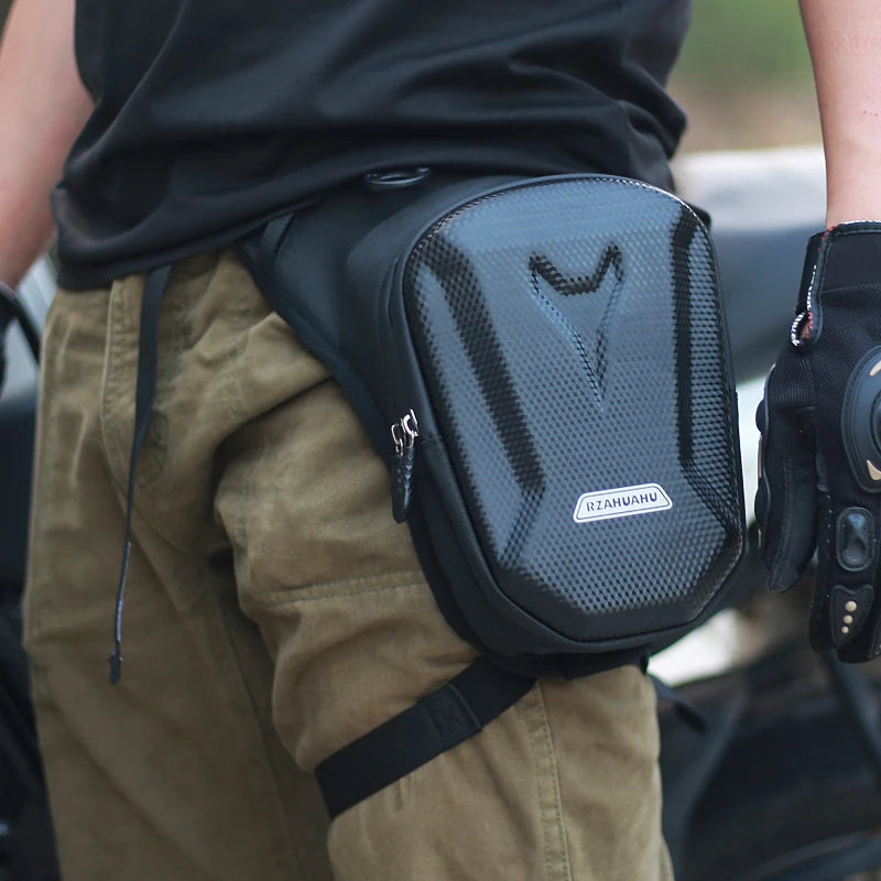 Motorcycle Leg Bag Ride Bags Outdoor Casual Fanny Pack Bag Tactical Travel Bag Waterproof Men Hip Bum Pack Leg cycling Side Bag