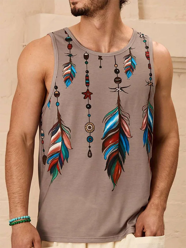 Summer Daily Casual Men's Tank Top Urban Street Fashion Men's Tank Top Outdoor Sport Men's Sleeveless T-shirt 3D Printing