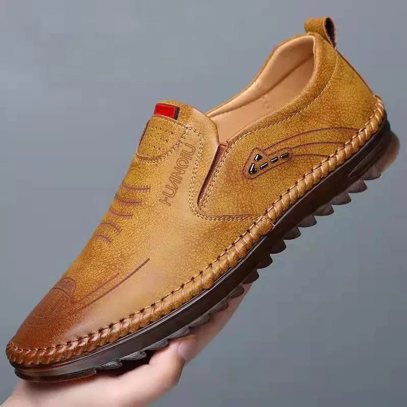 Men Loafers Lightweight Men's Driving Shoes Brand Anti-Slip Comfortable Flat Shoes Designer Rubber Sole Breathable Shoes