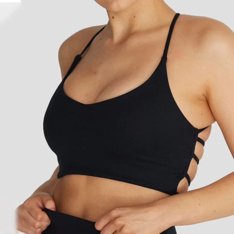 Sports Bra Women For Women Cross Back Fitness Tops Breathable Vest Gym Yoga Underwear