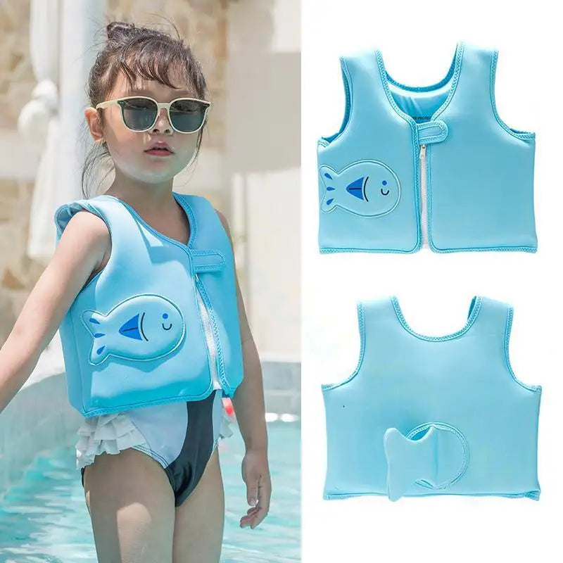 Girls Boys Swim Vest Toddler Baby Life Jackets For Kids swimming Activities Beginner Swimmer Floating Aid