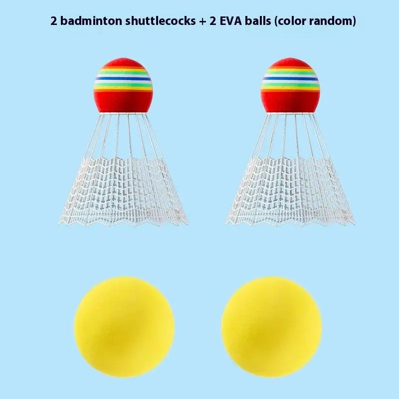 Tennis and Badminton Rackets for Kids, Lightweight Children's Interactive Sports Toys Set