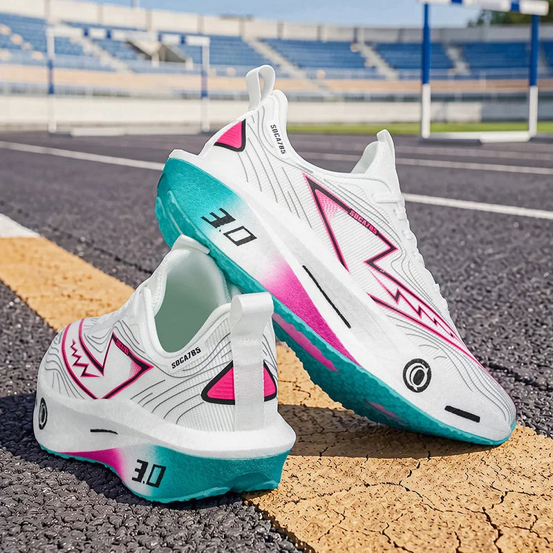 Women's Casual Sports Shoes, Lightweight and Comfortable, Outdoor Running Shoes, Stylish Lace-Up Low-Top Design, Wear-Resistant Soles, Suitable for Training, Hiking, and Fitness Activities, Suitable for All Seasons