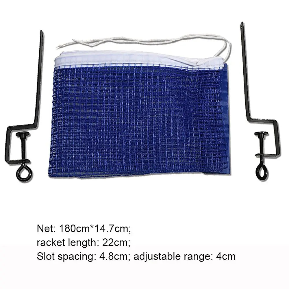 Professional Standard Portable Convenient Table Tennis Net Ping Pong Mesh Sports Supplies Simple Support Trainning Equipment Set