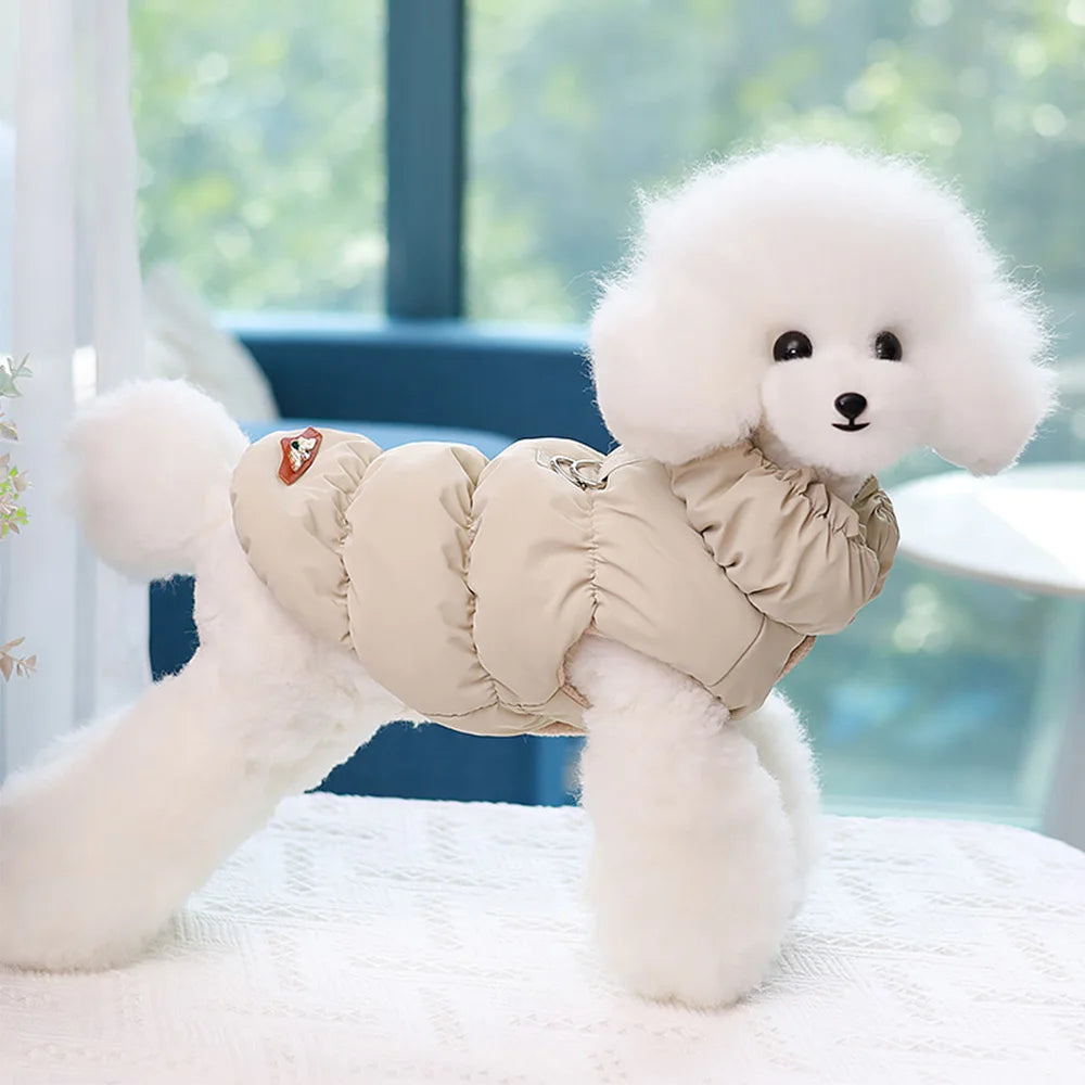 Soft and warm winter pet clothing, suitable for small to medium-sized dogs such as Chihuahuas, French Bulldogs and Poodles.