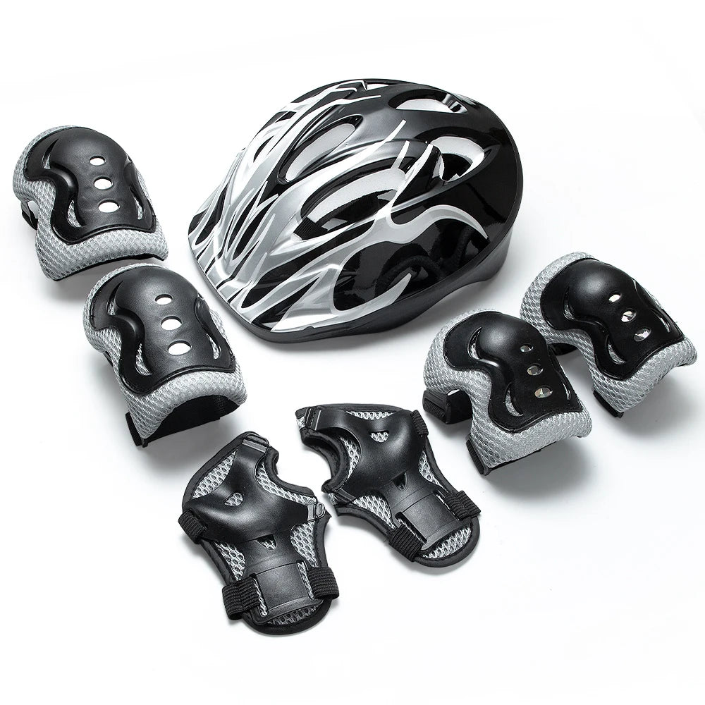 Kids Knee Pads and Elbow Pads Guards Protective Gear Set Safety Gear for Roller Skates Cycling Bike Skateboard Sports