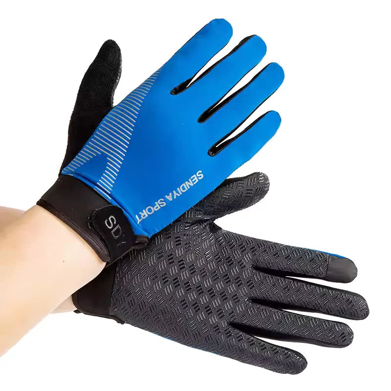 Men Cycling Gloves Full Finger Touch Screen Motorcycle Bicycle Mtb Bike Gloves Gym Training Gloves Outdoor Fishing Hand Guantes