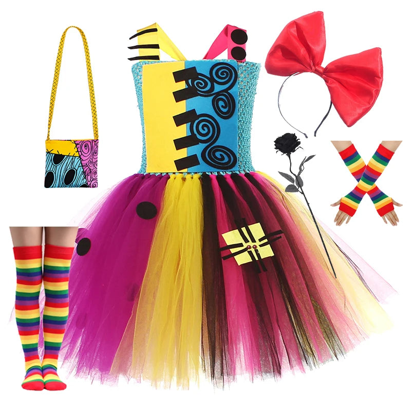 Kids Girls Tutu Dresss Halloween Cosplay Costume Carnival Party Boy Costume Witch Fancy Clothes Halloween Gifts for Children