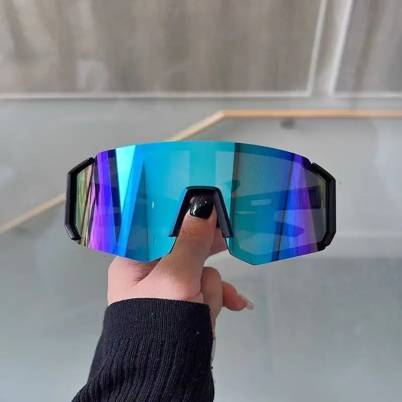 Outdoor Sports Sunglasses for Men Lightweight Oversized Male Shades Cycling Driving Fishing Fashion Mirror Sun Glasses Women