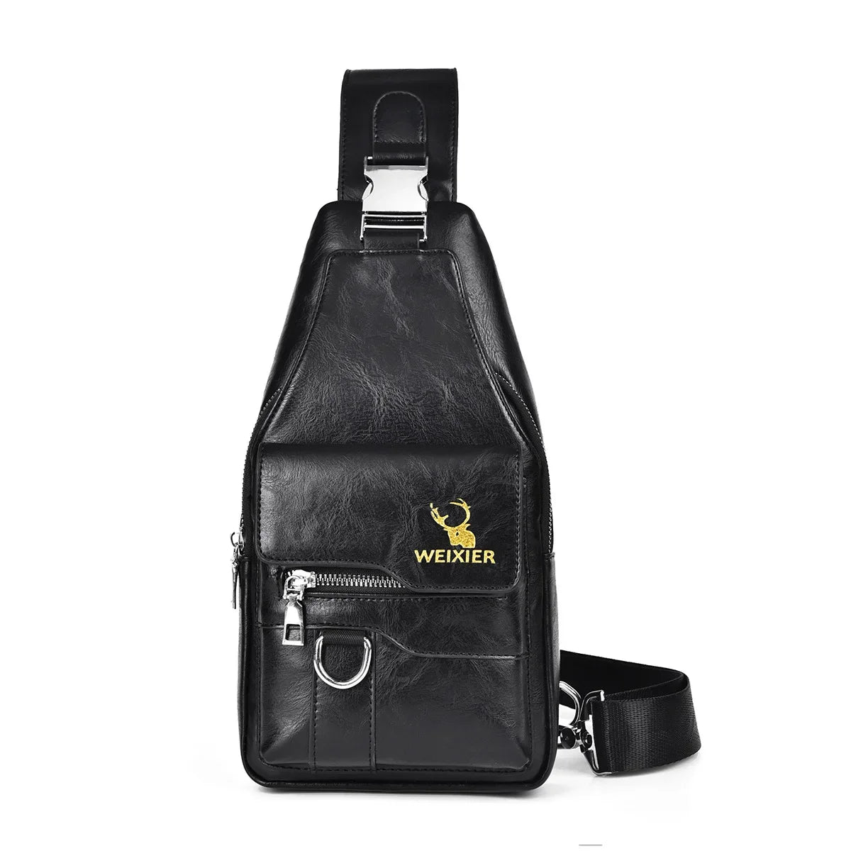 2026 Hot Men's Bag Fashion Messenger Bags Large Capacity Luxury Designer Chest Bags Retro Single Shoulder Crossbody Backpacks