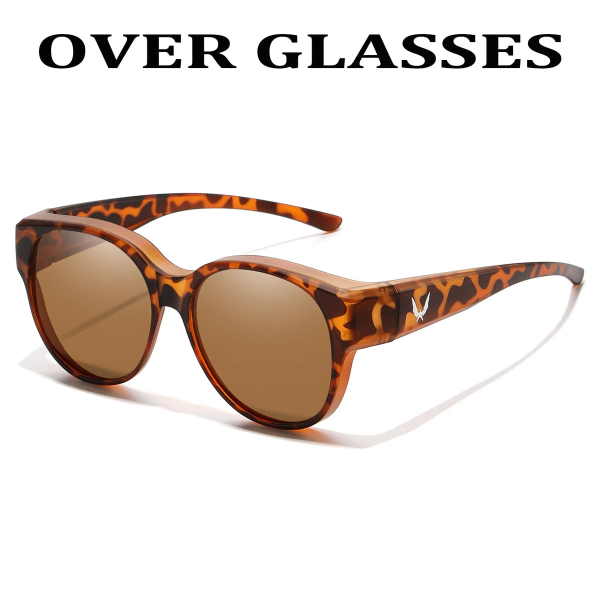 Men and Women's Fashion Round Over Sunglasses Daily Wear Cycling Shopping Fishing Running Glasses Unisex UV400 Eyewear