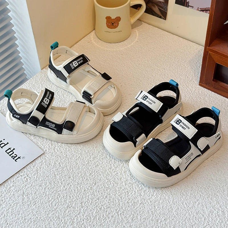 Kids Fashion Sport Sandals Girls Boys 2026 New Summer Casual Outdoor Non Slip Sandals Children's Lightweight Design Beach Shoes