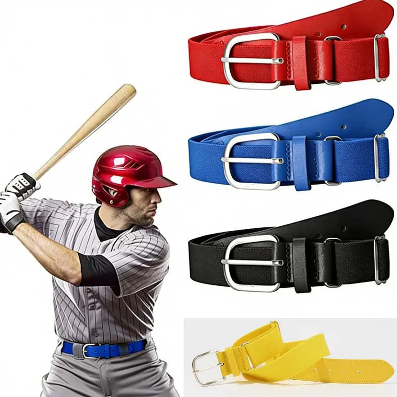 Men Elastic Belt Sports Baseball Strap High Quality Fashionable Trendy Casual Versatile Daily Use Club Belt 6 Color