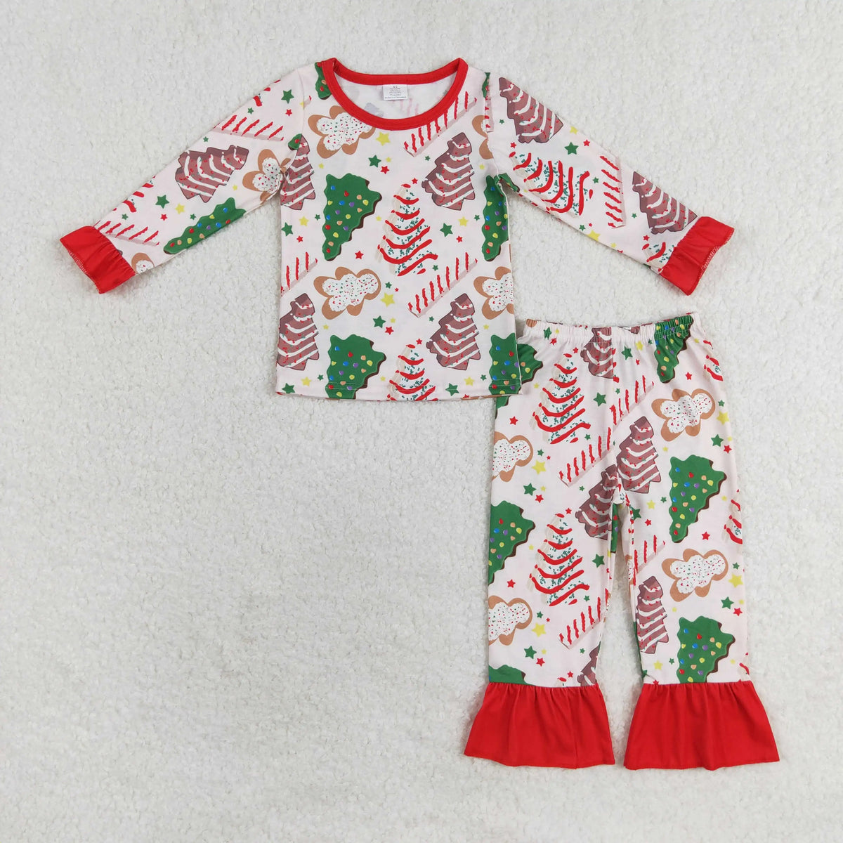 Wholesale Children Christmas Pajamas Long Sleeves Baby Girl Boy Santa Shirt Set Kids Pants Toddler Outfit Nightwear Sleepwear