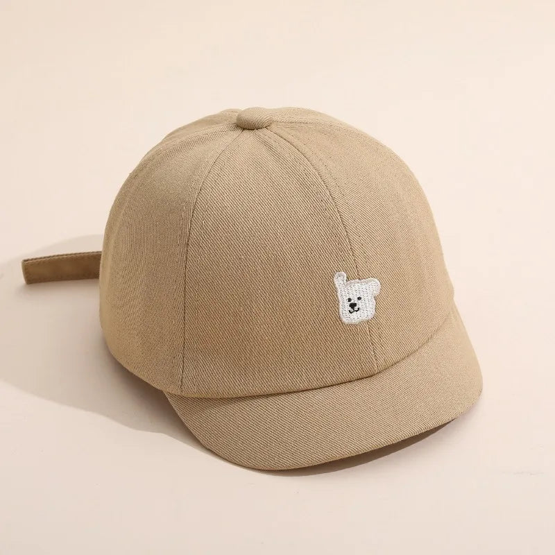 Baby Hat 47-50CM 1-3 Years Spring Summer New Dog Embroidery Kids Cap Casual Girls Sun Protection Baseball Cap Children Boys Hats