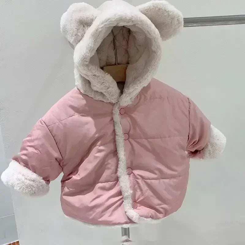 2026 Children Kids Jackets for Girls Coat Winter Boy Girl Hoodies Clothes Newborn Baby Outwear Outfits Toddler Kid Clothing 0-7Y