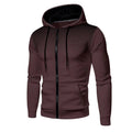 Men's Zip Up Hoodie wave point Print Hooded Sweatshirt Outdoor Casual Slim Fit Men Spring Autumn Zipper cardigan Hoodie men tops