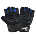 Workout Gloves for Men Women Half Finger Glove with Wrist Wrap for Sport Weight Lifting Training Bicycle Motorcyclist Gym Glove
