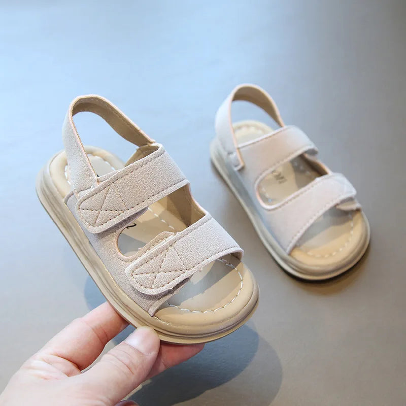 Kids Sandals for Girls 2025 New Summer Shoes for Boy Hollow-out Versatile Children Fashion Causal Beach Sandals Open-toe Soft
