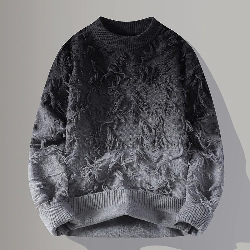 2024 Winter Sweaters for male men thick O-neck sweater men Student youth sweaters autumn Men's wool Casual Knitwear Pullover