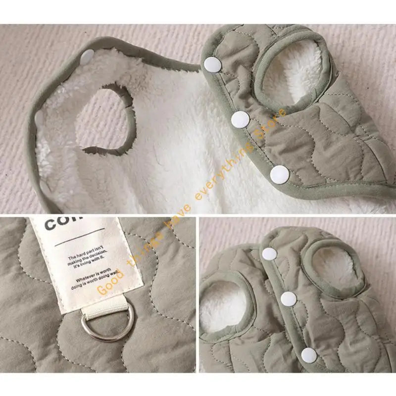 Washable Pet Clothing Outdoor Dog Attire Fashion Plain Dog Outfit Thermals Dog 55KF