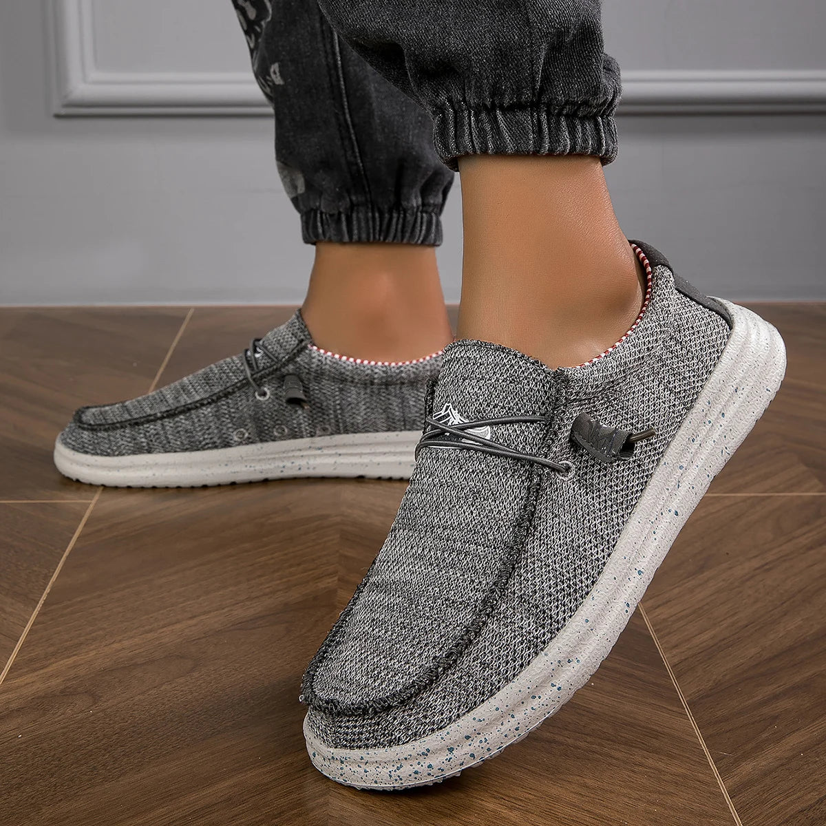 Men's Outdoor Casual Loafers Soft Bottom Lightweight Comfortable Driving Shoes for All Seasons Daily Wear And Morning Runs