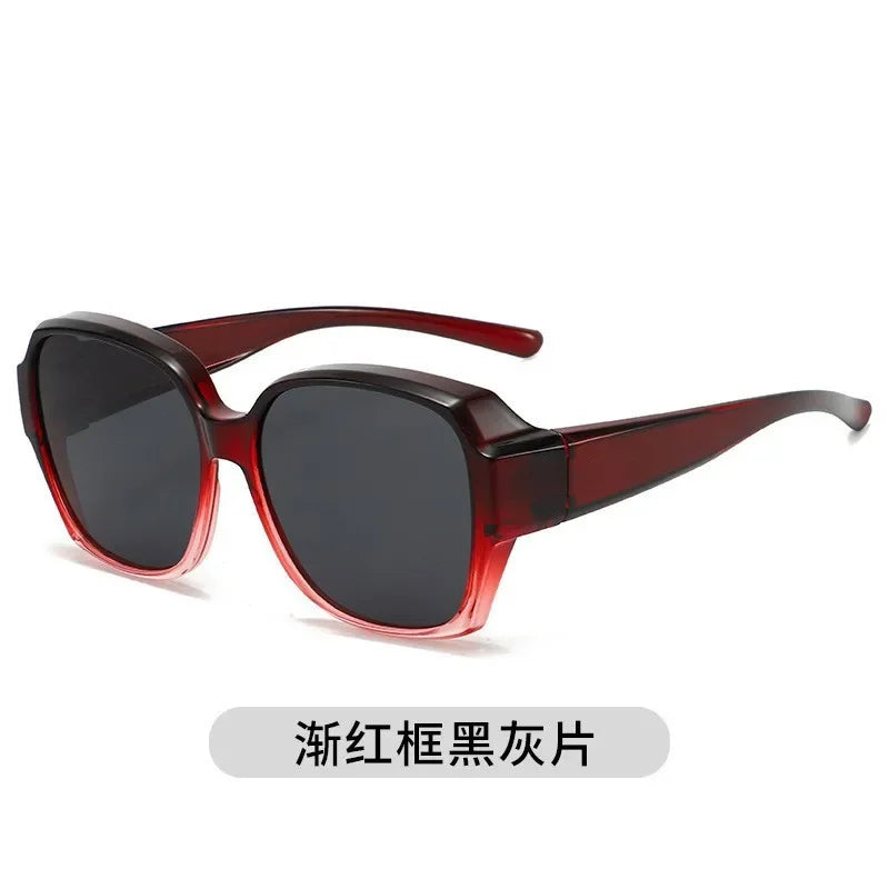 Sunglasses Fit Over Glasses, Polarized 100 percent UV Protection Wrap-around Sunglasses for Women Driving